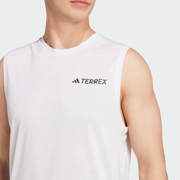T-Shirt fonctionnel 'Xperior' ADIDAS TERREX en blanc