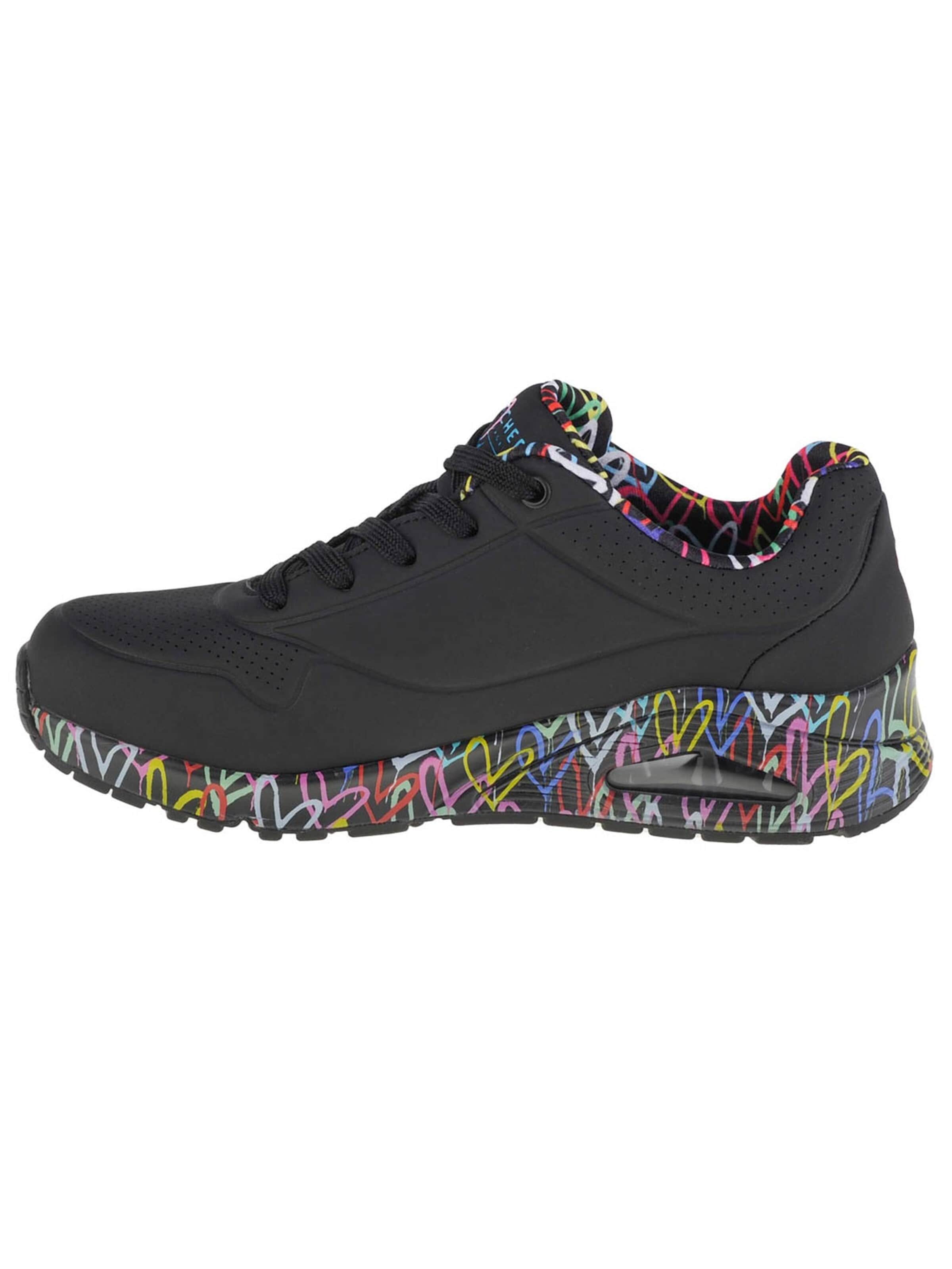 SKECHERS Platform trainers 'Skechers Uno-Loving Love' in Black