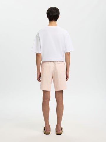 SELECTED Regular Pants 'SLHKarl' in Pink