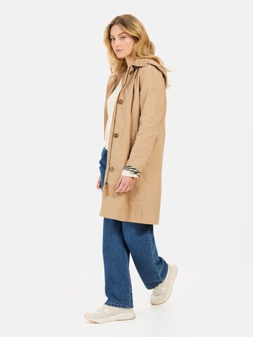 CAMEL ACTIVE Trenchcoat aus gewachster Baumwolle in Beige