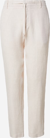 Bruun & Stengade Normalny krój Chinosy 'Ginos' w kolorze beżowy: przód