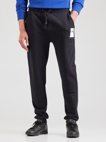 Karl Lagerfeld Tapered Hose in Schwarz: Vorderseite