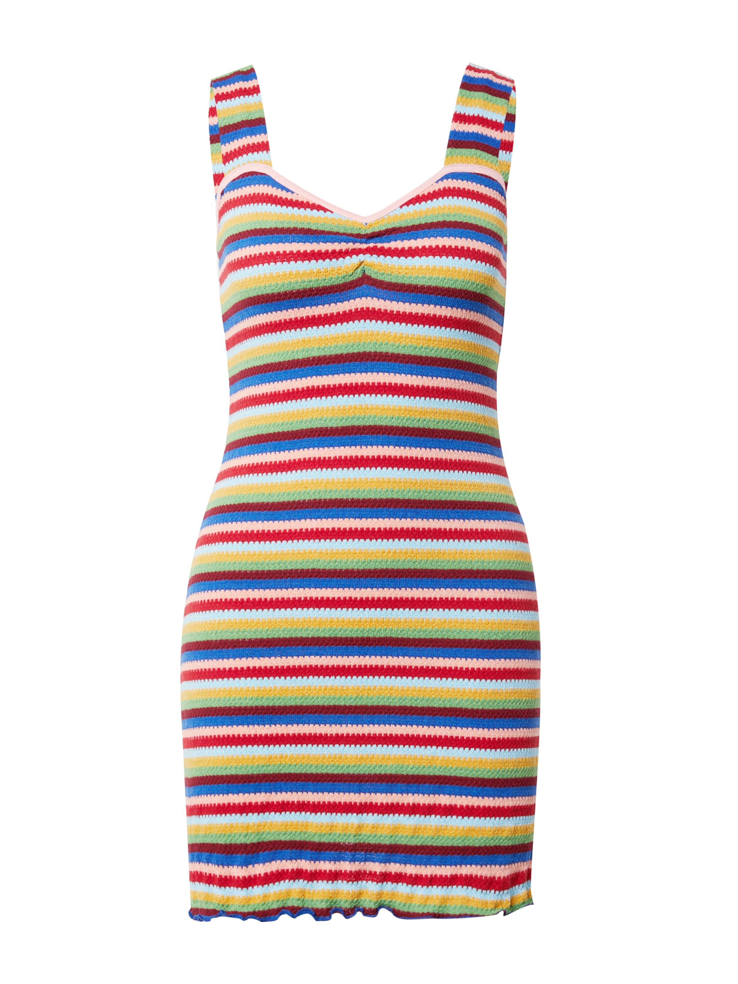 Nasty Gal Лятна рокля в пъстро: отпред