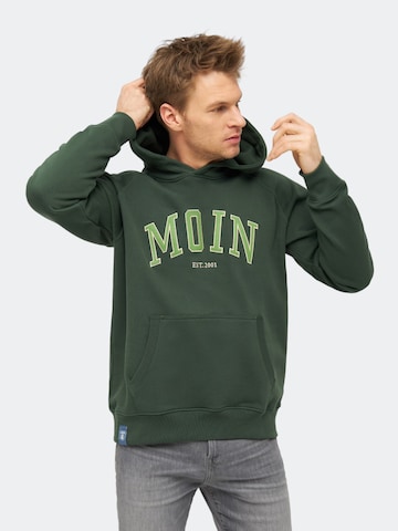 Derbe Sweatshirt 'Sly Moin' in Groen: voorkant