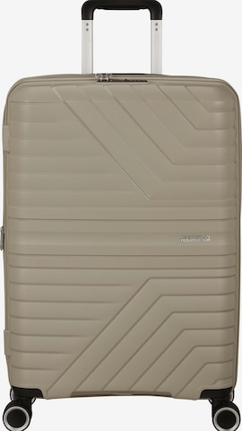 Trolley 'FLYTWIST SPINNER 67/24 TSA EXP' di American Tourister in beige: frontale