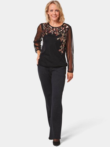 Goldner Blouse in Zwart