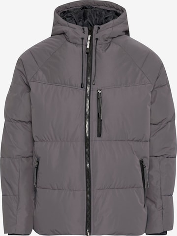 BLEND Winterjacke 'Mkars' in Grau: Vorderseite