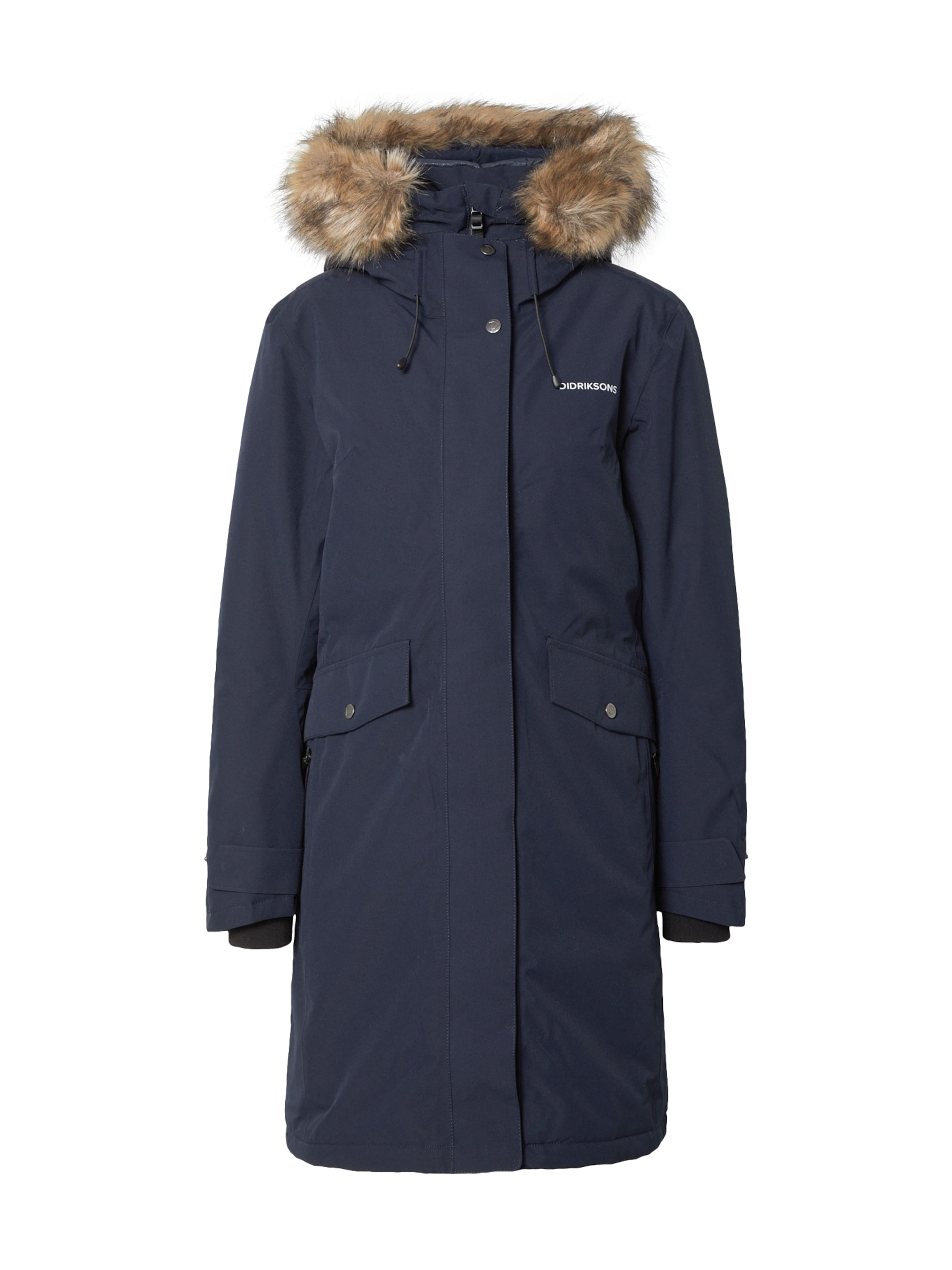 Giacca per outdoor 'Erika' di Didriksons in blu: frontale