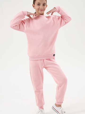 LOUIS LECLER Joggingpak 'Sofia' in Roze
