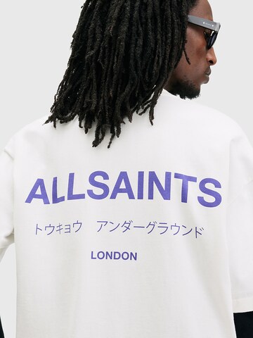 T-Shirt 'Underground' AllSaints en blanc