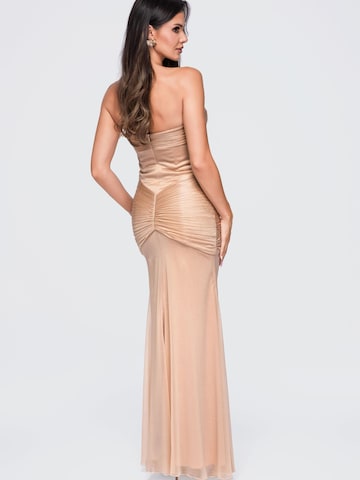 Ombre Abendkleid‌‌‌‌‌‌‌‌ in Beige