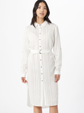 SISTERS POINT Shirt Dress 'Varda' in White: front