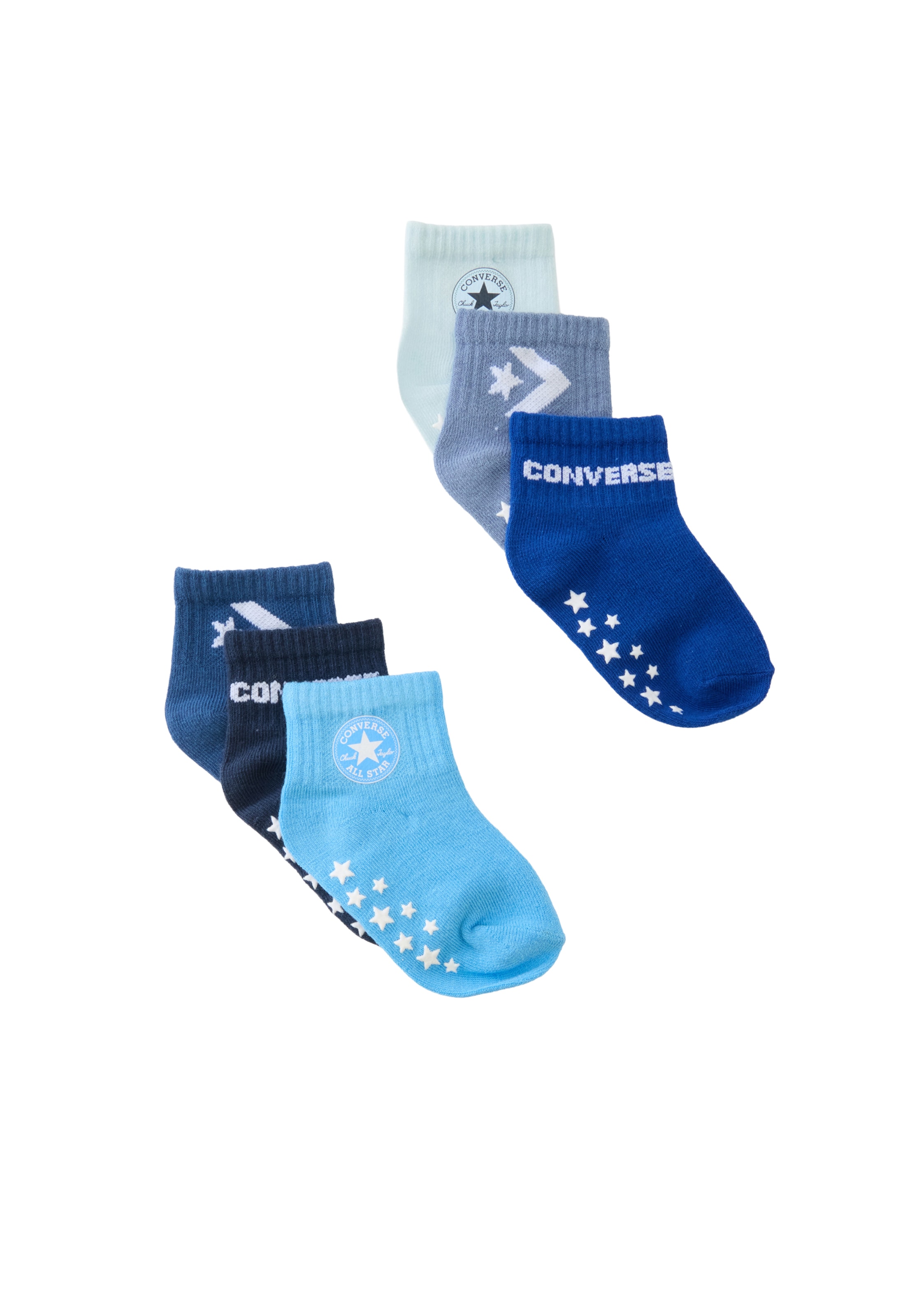CONVERSE Socks in Blue: front