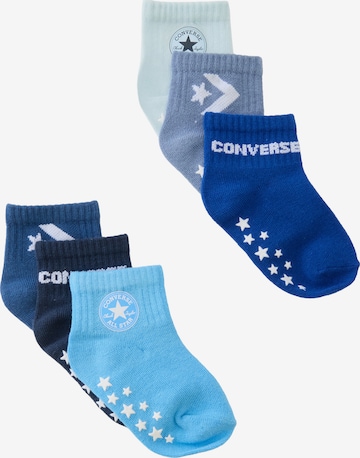 CONVERSE Socks in Blue: front
