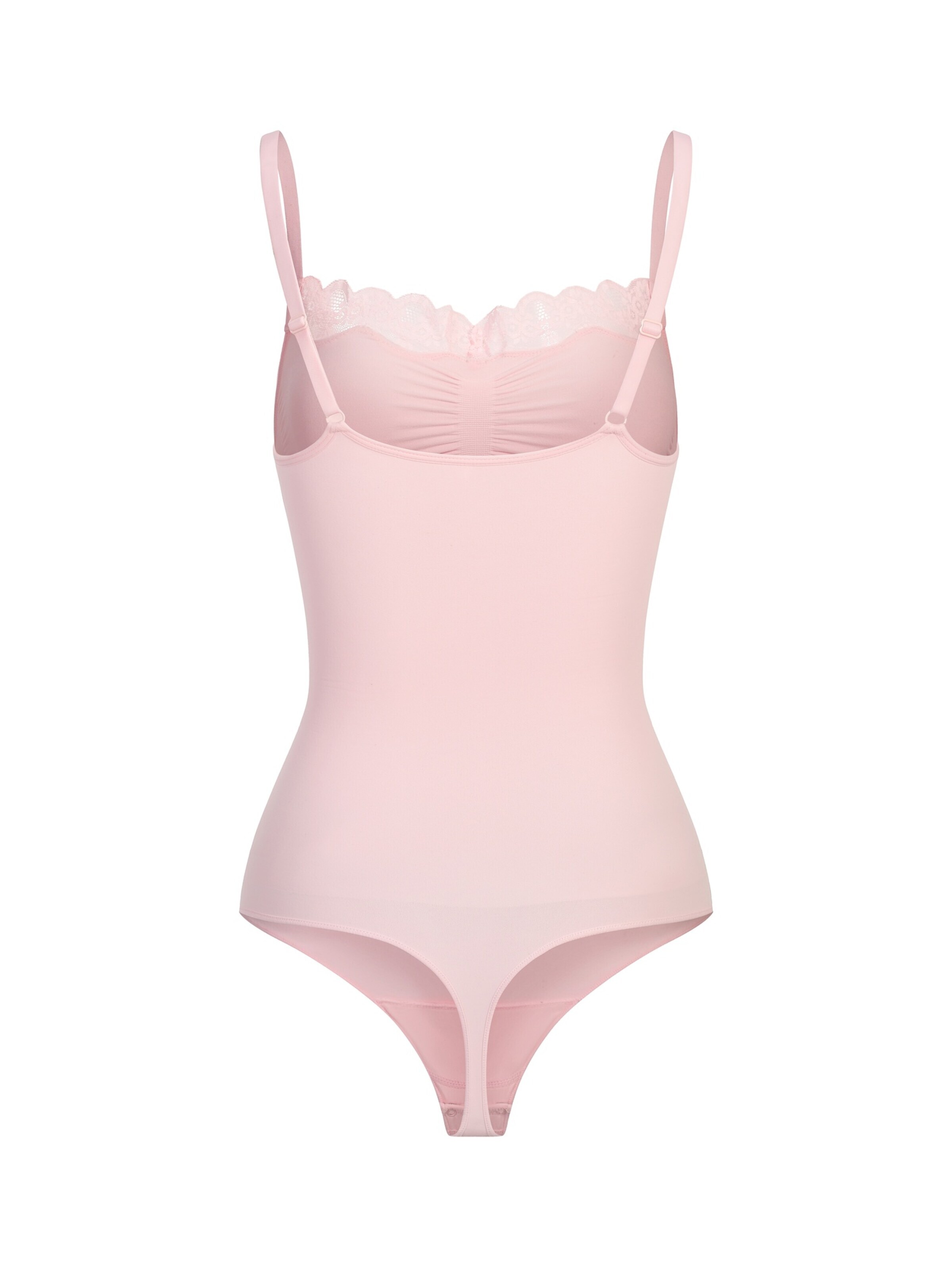cfab (formerly creamy fabrics) Shapingbody 'Bodysuit Sculpting Shapewear mit Lace' i rosa