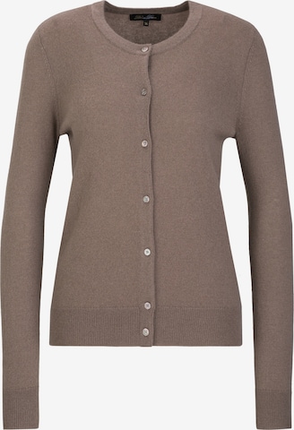 Dine'n'Dance Strickjacke 'Cara' in Braun: Vorderseite