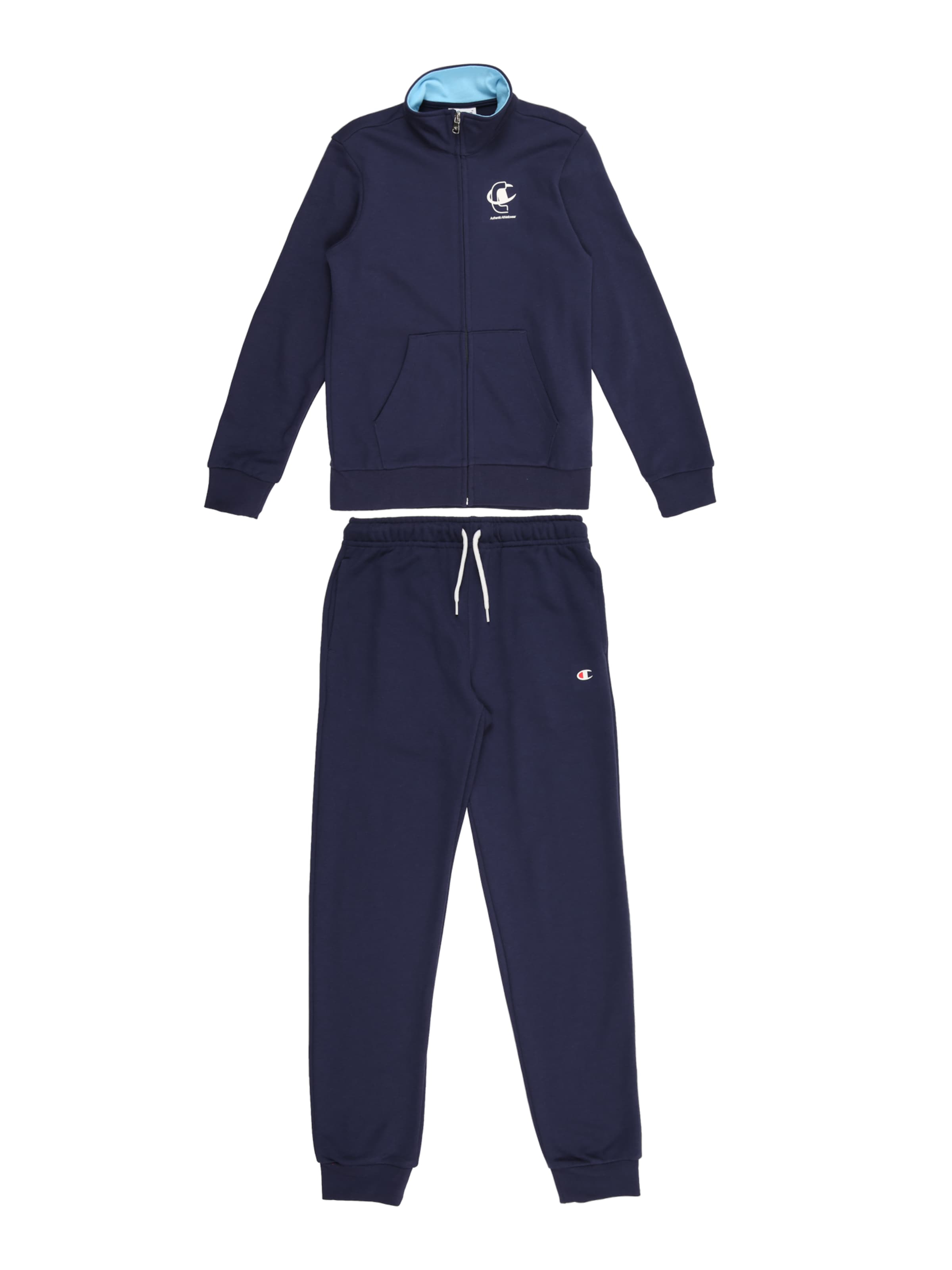 Champion Authentic Athletic Apparel Strój do biegania w kolorze niebieski: przód