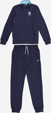 Champion Authentic Athletic Apparel Sweatsuit in Blue: front