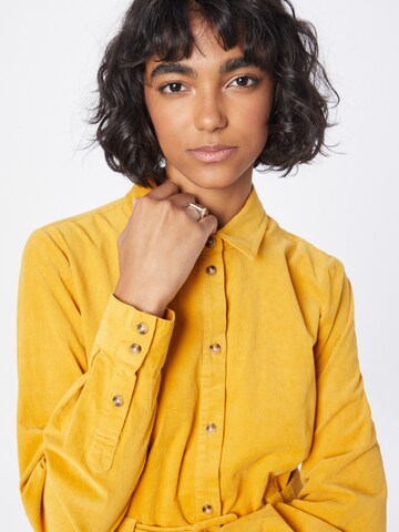 NÜMPH Shirt Dress 'AURYA' in Yellow