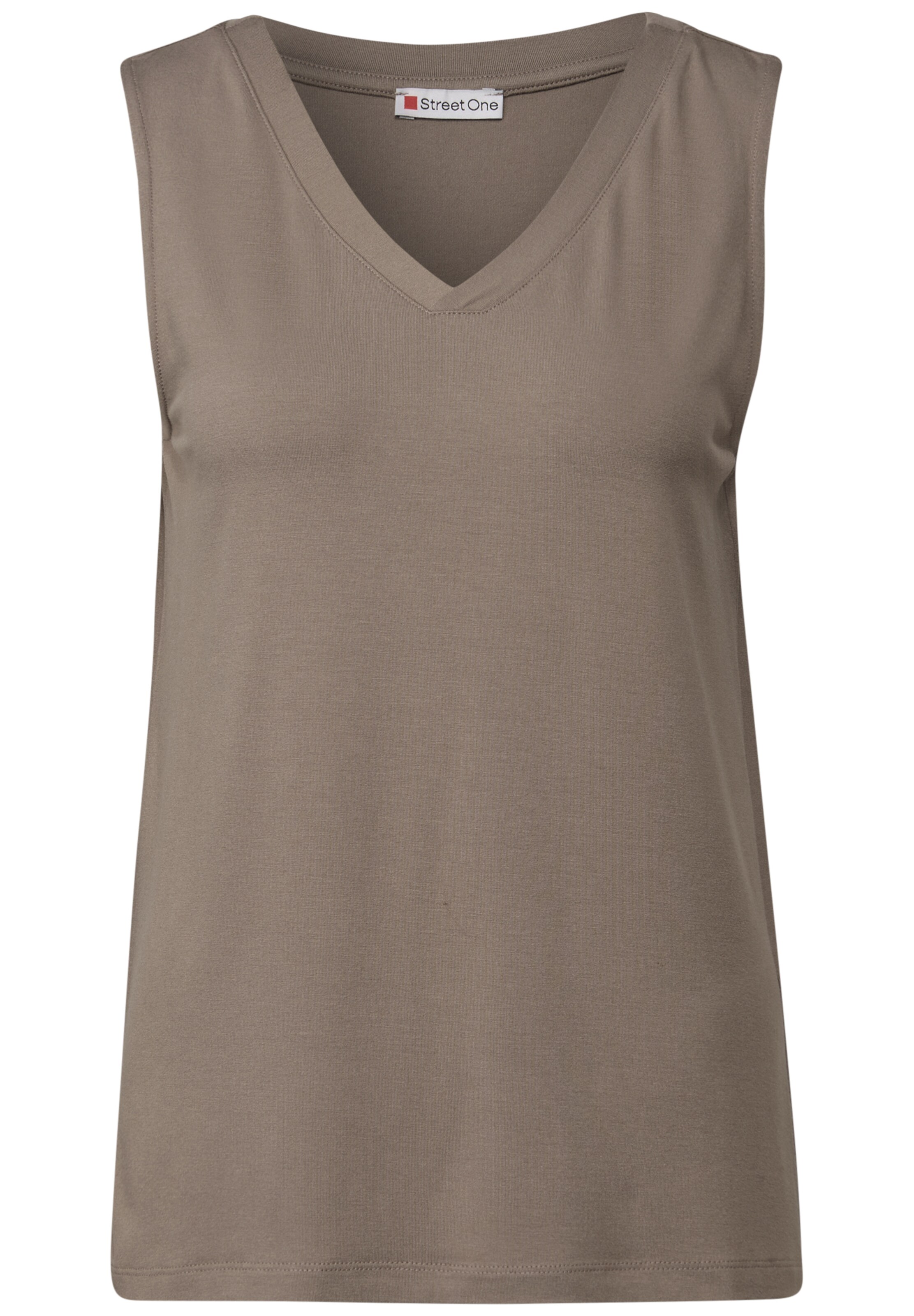 STREET ONE Top in Brown: front