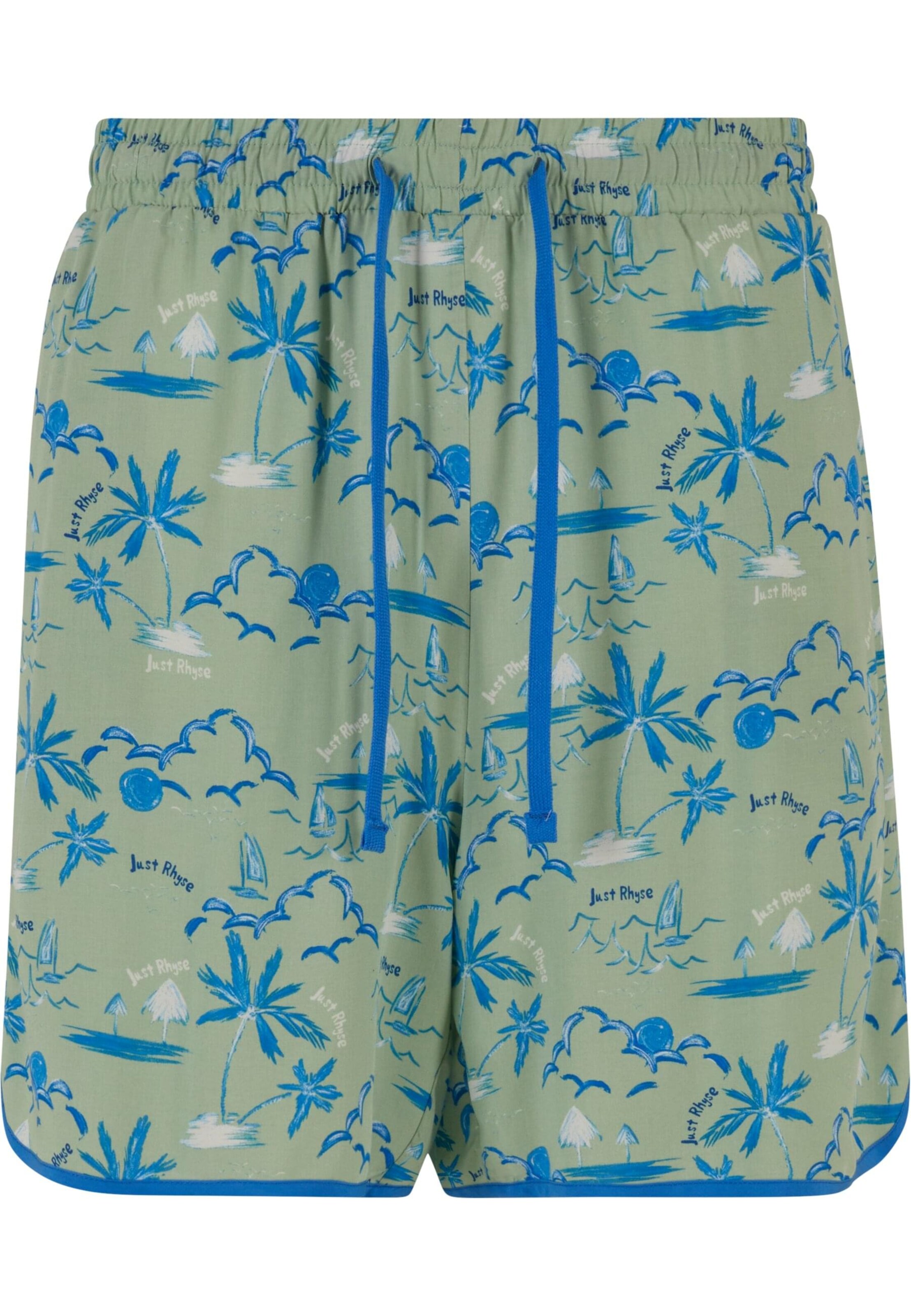 Just Rhyse Trousers 'Waikiki' in Green: front