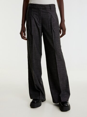 Wide Leg Pantalon 'Anny' EDITED en gris : devant