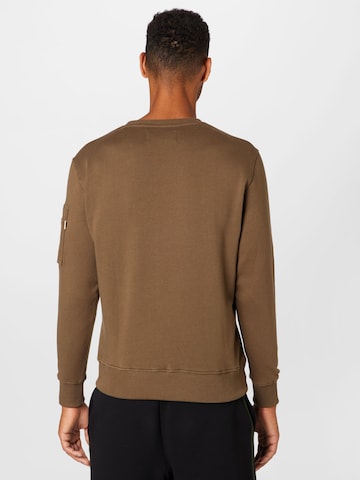 ALPHA INDUSTRIES Sweatshirt in Brown