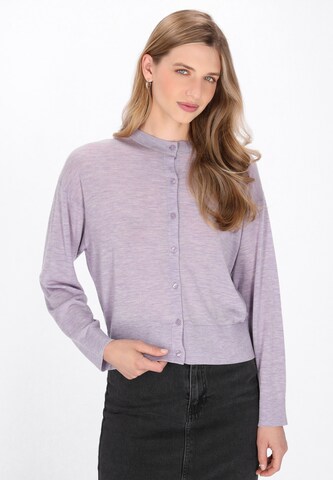 Cardigan DreiMaster Vintage en violet : devant