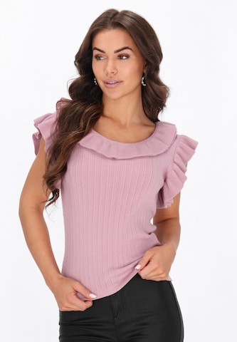 faina - Jersey en rosa: frente