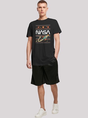 F4NT4STIC Shirt 'Nasa Fair Isle' in Black