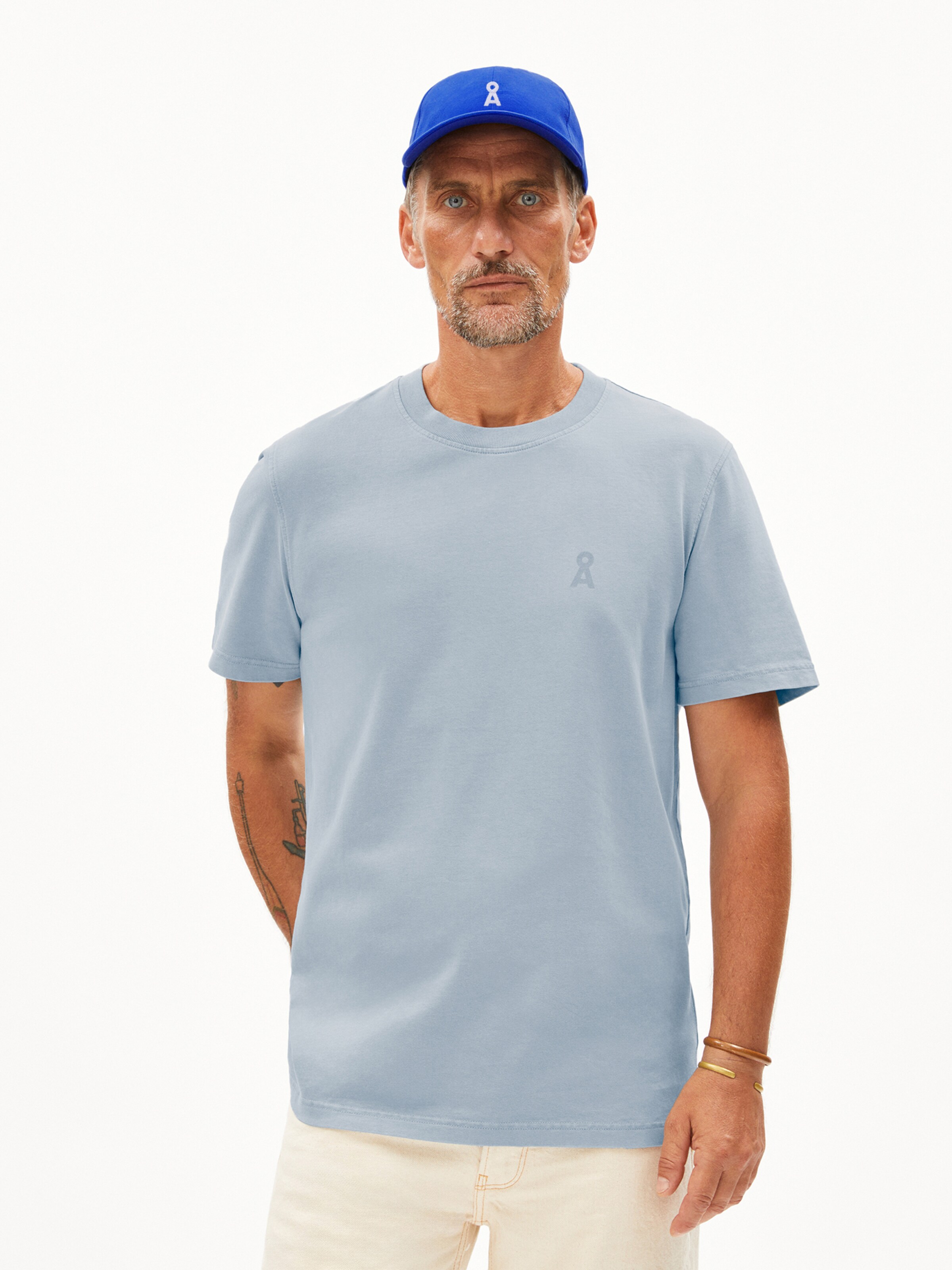 ARMEDANGELS Shirt in Blue: front