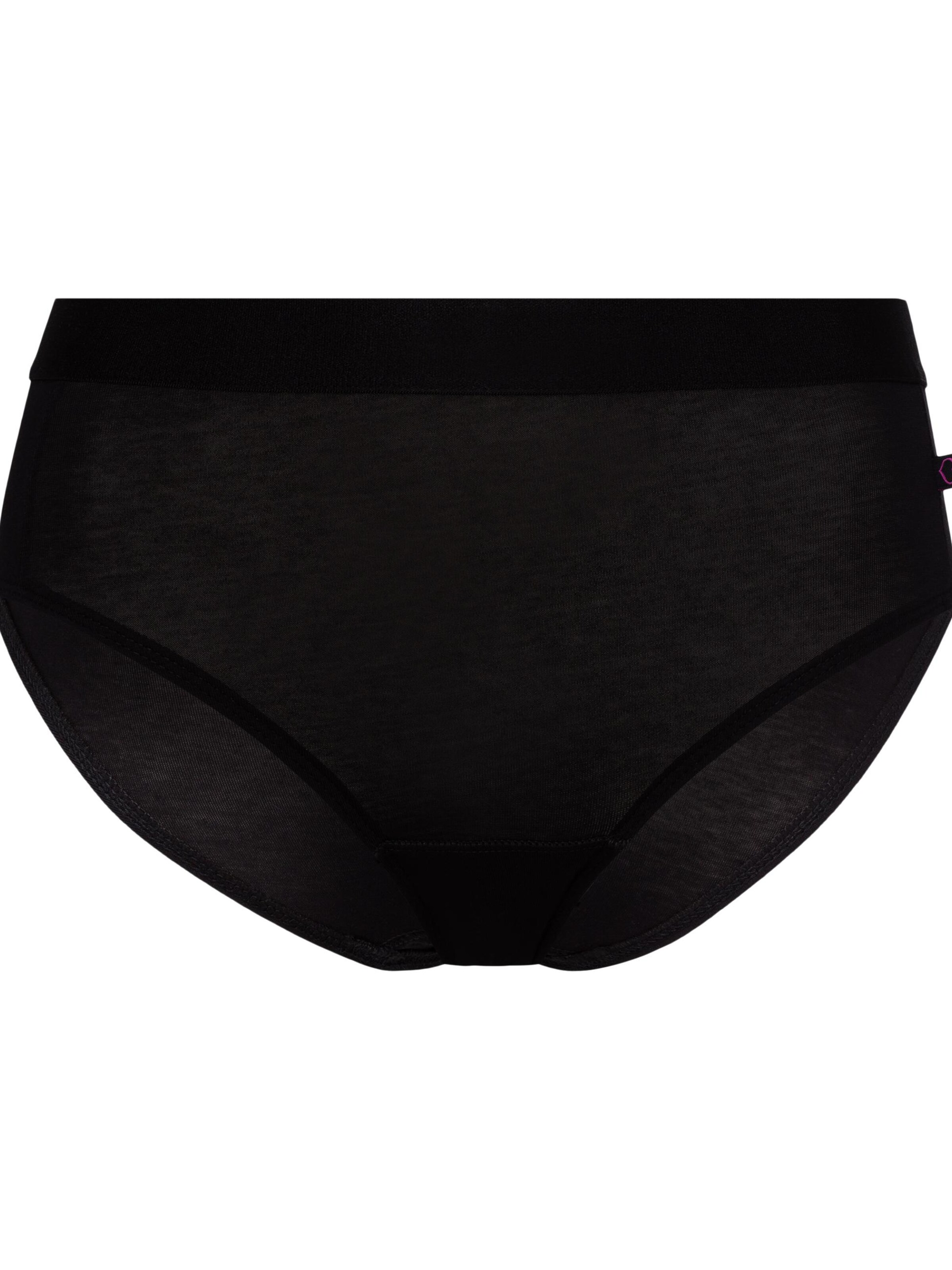 BeeDees Panty 'Taillenslip EVERY DAY' in Black: front
