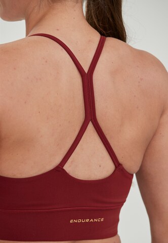 ENDURANCE Bustier Sport-BH 'Raleigh' in Rot