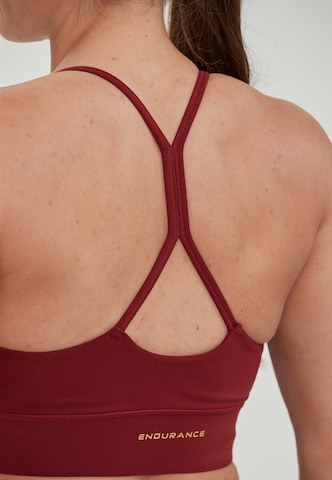 ENDURANCE Bralette Sports Bra 'Raleigh' in Red