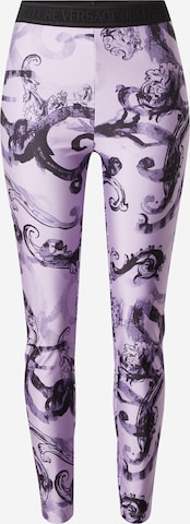Versace Jeans Couture Skinny Leggings in Lila: predná strana
