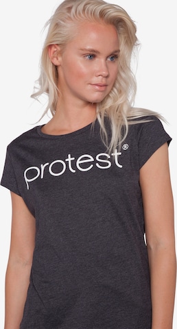 PROTEST Shirt 'CLASSIC LOGO T-SHIRT' in Schwarz: Vorderseite