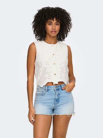 ONLY Blouse 'ONLReya' in Wit: voorkant