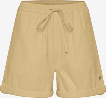 SAINT TROPEZ Trousers 'Zalinda' in Beige: front