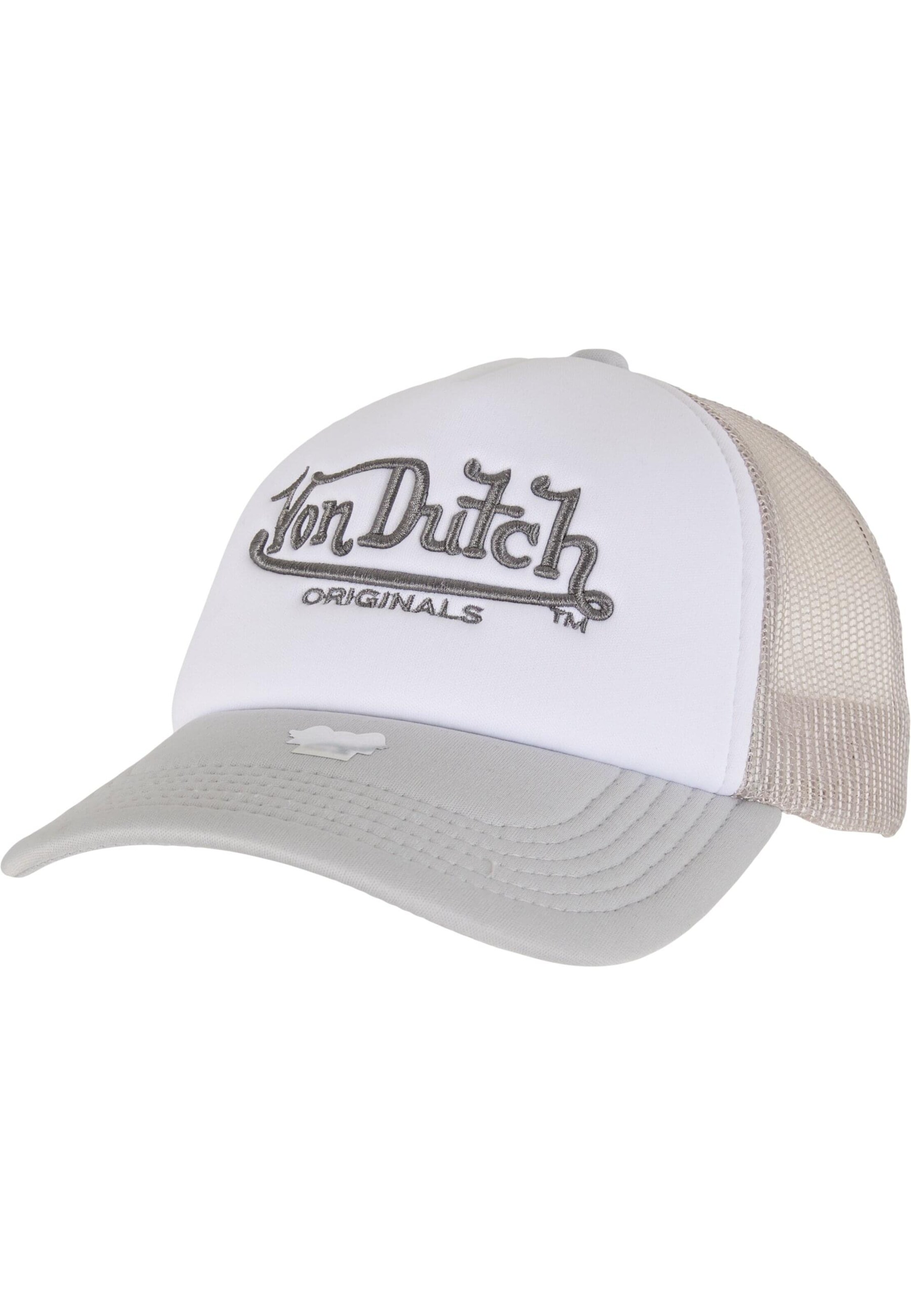 Von Dutch Cap 'Altanta' in Grau: Vorderseite