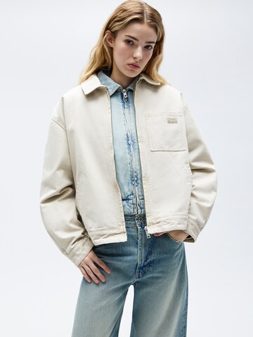 Veste mi-saison Pull&Bear en beige : devant