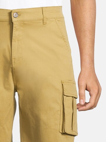 Regular Pantalon cargo AÉROPOSTALE en jaune