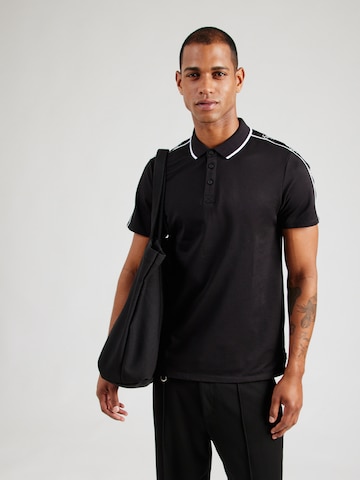T-Shirt 'QUATTRO' GUESS en noir : devant