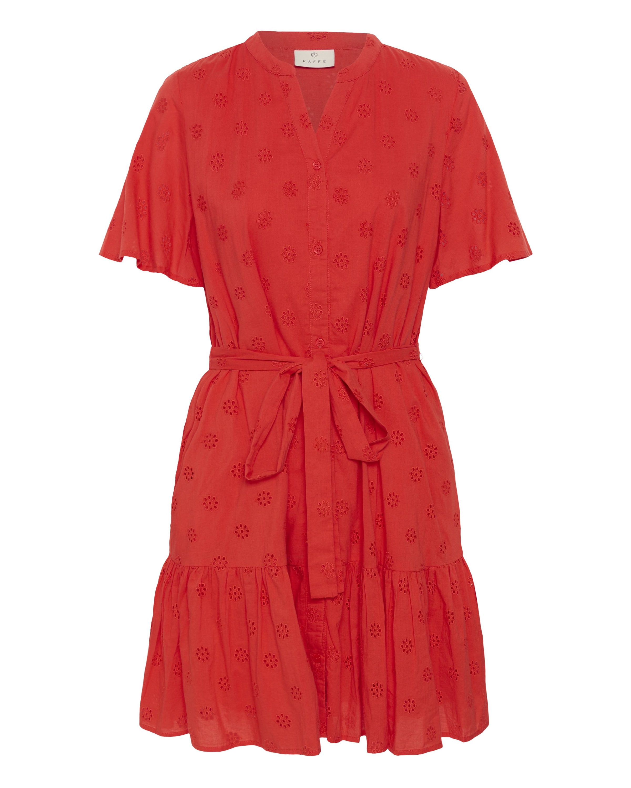 Kaffe - Vestido 'Fiona' em vermelho: frente