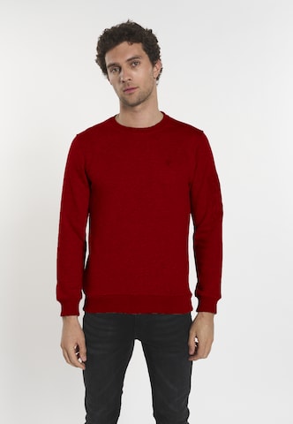 DENIM CULTURE - Sudadera 'Bret' en rojo: frente