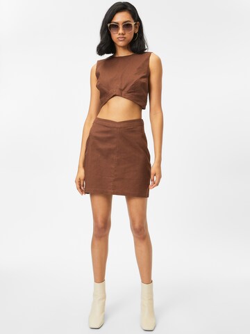 NA-KD Top in Brown