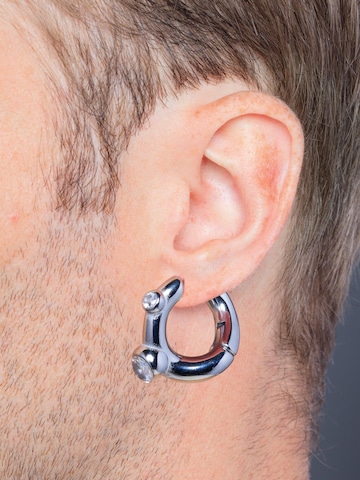 YParis Earrings 'Boucle Campbell S' in Silver