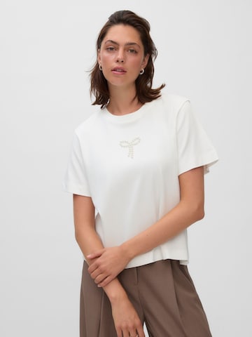T-shirt 'SARA' VERO MODA en blanc : devant