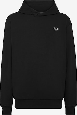 Felpa di Philipp Plein in nero: frontale