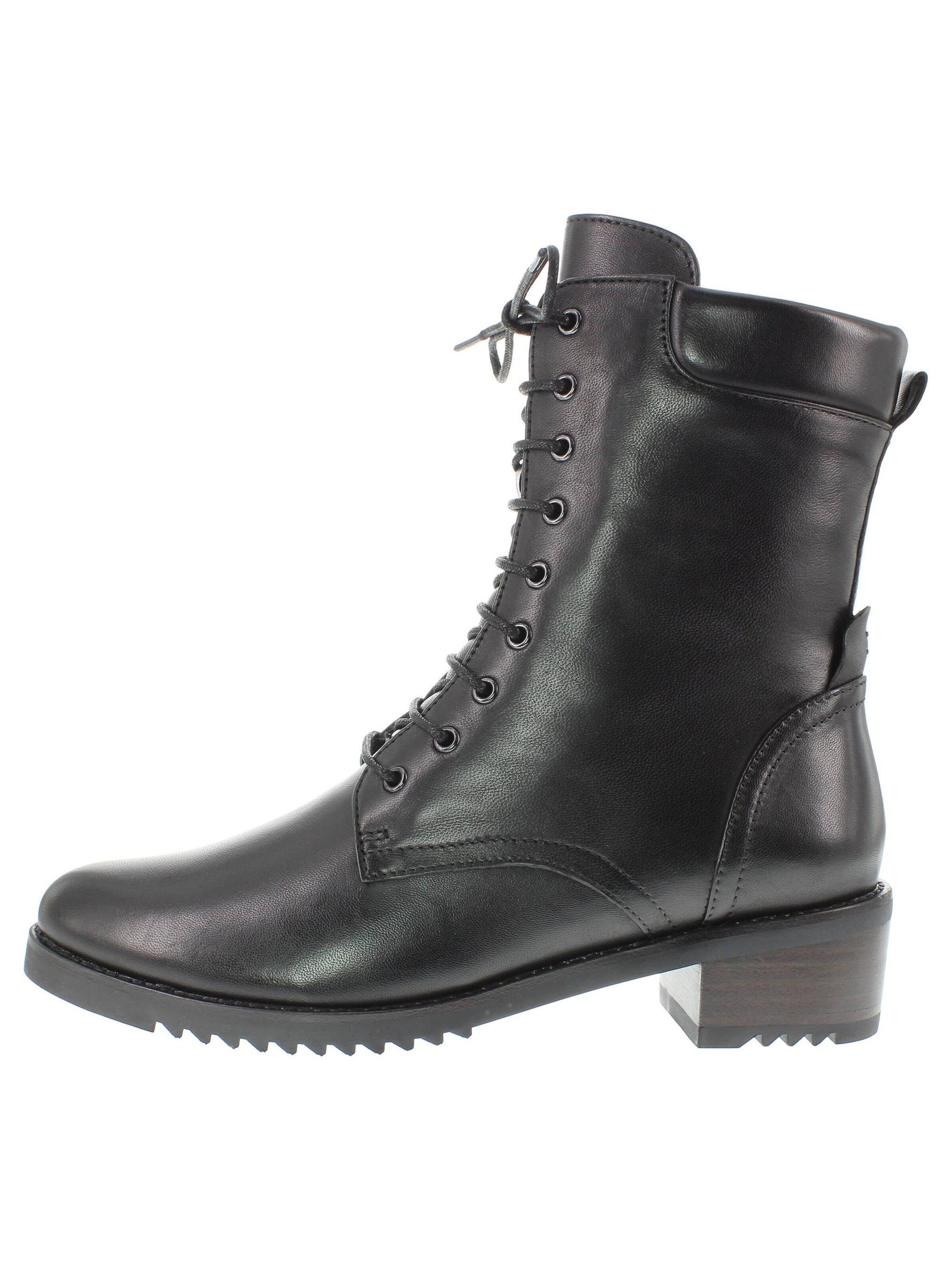 Everybody Lace-Up Ankle Boots 'BIONDA' in Black: front