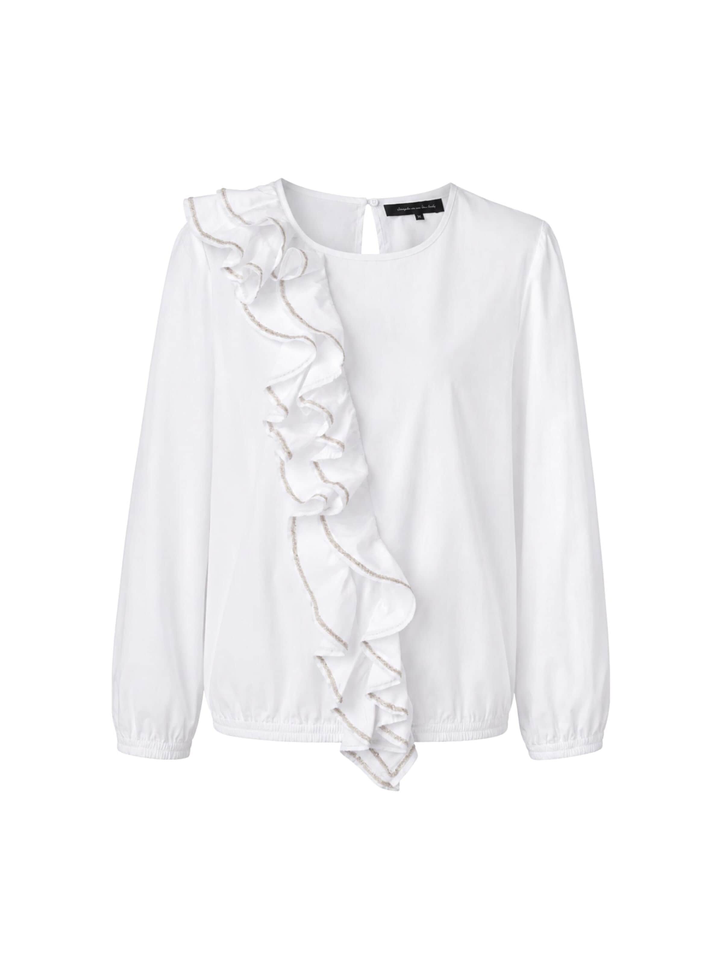 Christine on the clouds Shirt 'Anna' in White: front